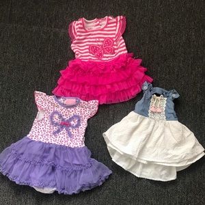 3 infant Dresses